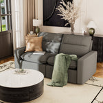 Load image into Gallery viewer, 80.34&#39;&#39;Power Recliner Sofa with USB Ports, Adjustable Backrest &amp; Footrest, High-Density Cushions, Modern Minimalist Living Room Sofa

