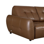Load image into Gallery viewer, Modern Power Reclining Leather Sofa Individual Seat Control Remote Adjustable Straight Lounge Couch
