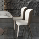 Load image into Gallery viewer, Set of 2 Elegant Minimalist Dining Chairs Modern Design with Premium Comfort for Contemporary Spaces
