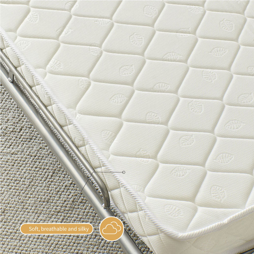 72.1" Convertible Sofa Bed with 3.9" Thick Independent Spring Mattress Beige Space-Saving Design