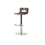Load image into Gallery viewer, Modern Adjustable Swivel Bar Stool with Cutout Backrest 1 Piece
