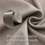 Load image into Gallery viewer, Modern Low-Profile Leather Sofa with Integrated Side Shelf
