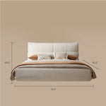 Load image into Gallery viewer, Modern Minimalist Bed with Elegant LED Lighting and Plush Upholstered Headboard for a Luxurious Bedroom Retreat
