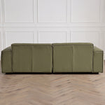 Load image into Gallery viewer, Modern Leather Sofa Boxy Low-Profile Design with Wide Arms
