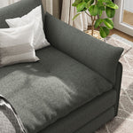 Load image into Gallery viewer, 66&#39;&#39; Convertible Folding Sofa Chair One-Click Bed Soft Sponge Padding Modern Minimalist Style
