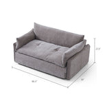 Load image into Gallery viewer, 66&#39;&#39; Convertible Folding Sofa Chair One-Click Bed Soft Sponge Padding Modern Minimalist Style
