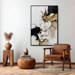 Load image into Gallery viewer, Handcrafted Painting Golden Whispers A Harmonious Dance of Texture and Light
