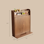 Load image into Gallery viewer, 62&#39;&#39; Foldable Multifunctional Dining Table Integrated Storage Solid Wood Texture Multi-Scene Fit
