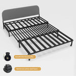 Load image into Gallery viewer, Convertible Sofa Bed Storage Drawer Soft Velvet Upholstery Solid Wood Frame
