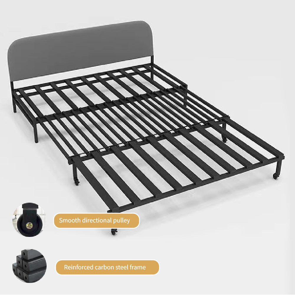 Convertible Sofa Bed Storage Drawer Soft Velvet Upholstery Solid Wood Frame