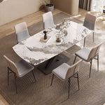Load image into Gallery viewer, 46.8&quot;-70.2&quot; Versatile Elegant Extending Dining Table with Rotating Top Perfect for Modern Living Spaces
