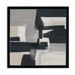 Load image into Gallery viewer, Original hand-painted minimalist abstract, calm tones and geometry creating an artistic ambience.
