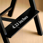 Load image into Gallery viewer, Modern Minimalist Counter Stool Solid Wood Bar Chair with Upholstered Seat 1 Piece
