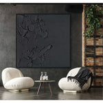 Load image into Gallery viewer, Handmade Abstract Wall Art – Black and White Textured Modern Painting
