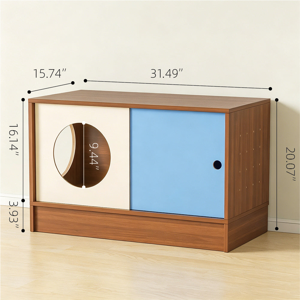 Modern Modular Storage Cabinet Pet Friendly Sideboard Multi Functional Cabinet