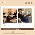 Load image into Gallery viewer, Modern Dining Table Set Solid Wood Legs Walnut Veneer Scratch Resistant Sintered Stone Top
