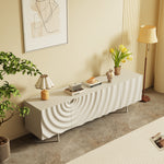 Load image into Gallery viewer, 78&#39;&#39;Wave Pattern TV Cabinet Mid Century Design
