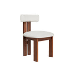 Load image into Gallery viewer, 2PCS Dining Chair Modern Ash Wood Frame Boucle Upholstery Minimalist Soft Seating

