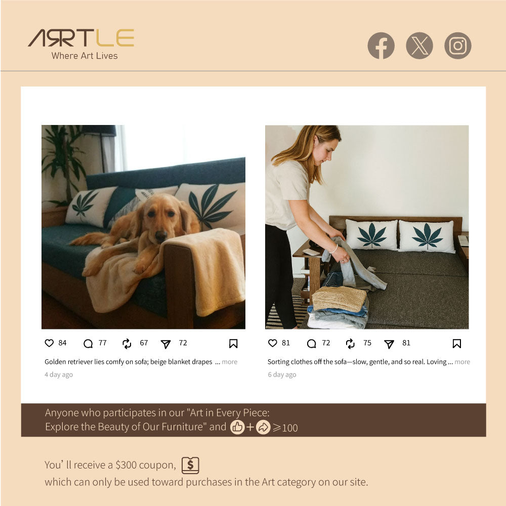 Modern Storage Sofa Bed with Lift-up Function Space-saving Design Elegant and Practical
