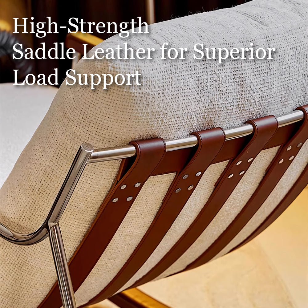 39.3'' Rocking Lounge Chair Modern Design with Comfortable Cushions Ergonomic Support for Relaxation