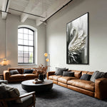 Load image into Gallery viewer, Handcrafted Painting The Swan&#39;s Dance Wall Decor
