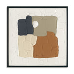 Load image into Gallery viewer, Textured geometry meets serene tones, creating timeless harmony for modern living spaces.
