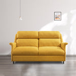 Load image into Gallery viewer, 66.9'' Modern Fabric Pull Out Sofa Bed with Mattress Convertible Sleeper Couch with Metal Frame Upholstered Loveseat
