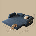 Load image into Gallery viewer, Modern Corduroy Convertible Sofa Bed Pull Out Sleeper Couch with Side Storage Pockets
