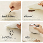 Load image into Gallery viewer, Modern Black Leather Sofa Oversized Low-Profile Design with Wide Armrests
