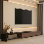Load image into Gallery viewer, Extendable TV Stand with Storage Drawers Modern TV Console
