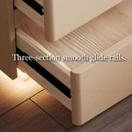 Load image into Gallery viewer, Smart Leather Nightstand with LED Ambience Light Wireless Charging Bluetooth Speaker and Digital Password Lock
