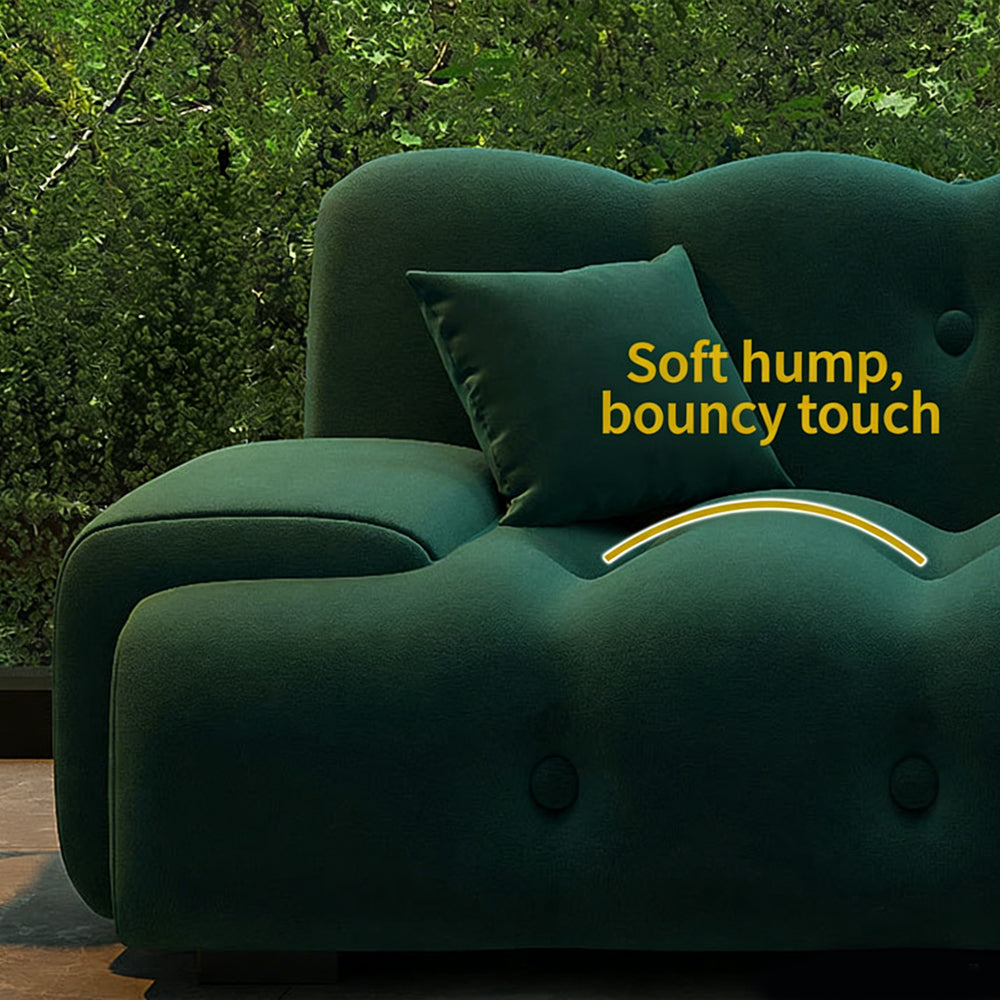 Modern Tufted Velvet Sofa Bed Convertible Sleeper Couch