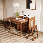 Load image into Gallery viewer, 73&#39;&#39; Murphy Fold-Out Dining Table with Sintered Stone Top | Space-Saving
