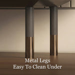 Load image into Gallery viewer, 62.9'' Modern Walnut Sideboard Fluted Wood Storage Cabinet with Metal Frame and Doors
