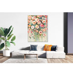 Load image into Gallery viewer, Handmade Abstract Floral Painting Colorful Blooming Garden on Canvas

