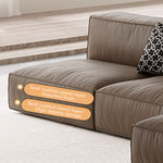 Load image into Gallery viewer, Modern Modular Top-Grain Leather Sectional Sofa
