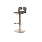 Load image into Gallery viewer, Modern Adjustable Swivel Bar Stool with Cutout Backrest 1 Piece
