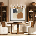 Load image into Gallery viewer, Textured geometry meets serene tones, creating timeless harmony for modern living spaces.
