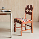 Load image into Gallery viewer, 2PCS Dining Chair Retro Style Vintage Shape Ash Wood Linen Upholstery
