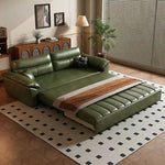 Load image into Gallery viewer, 89.7'' Cat Scratch-Resistant Sofa Bed Hidden Storage Convertible Design Durable Comfort
