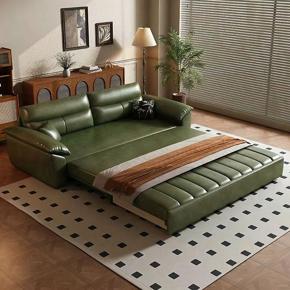 89.7'' Cat Scratch-Resistant Sofa Bed Hidden Storage Convertible Design Durable Comfort