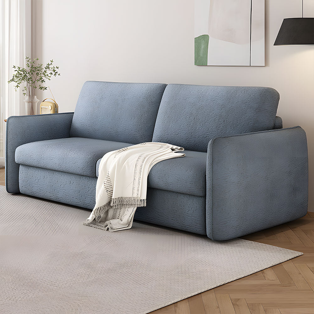 Modern Sofa Bed with 3.9-Inch Thick Foam Mattress