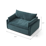 Load image into Gallery viewer, 66&#39;&#39; Convertible Folding Sofa Chair One-Click Bed Soft Sponge Padding Modern Minimalist Style
