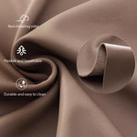 Load image into Gallery viewer, 110" Modern 4-Seater Leather Sofa Luxury Comfort with High-Density Foam Solid Wood Frame &amp; Brushed Stainless-Steel Accents
