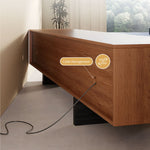 Load image into Gallery viewer, 70.2‘’Mid-Century Modern TV Stand with Record Player Shelf - Wood Storage  Easy Organization

