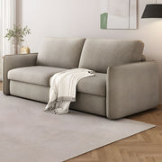 Modern Sofa Bed with 3.9-Inch Thick Foam Mattress