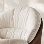 Load image into Gallery viewer, Cream Rocking Lounge Chair with Brown Wraparound Shell
