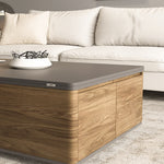 Load image into Gallery viewer, 47.4&quot; Coffee Table Lift Top Hidden Large Storage
