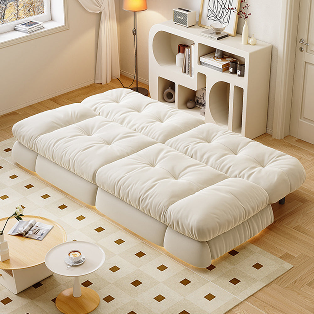 Modern Convertible Sofa Bed with Storage Drawers