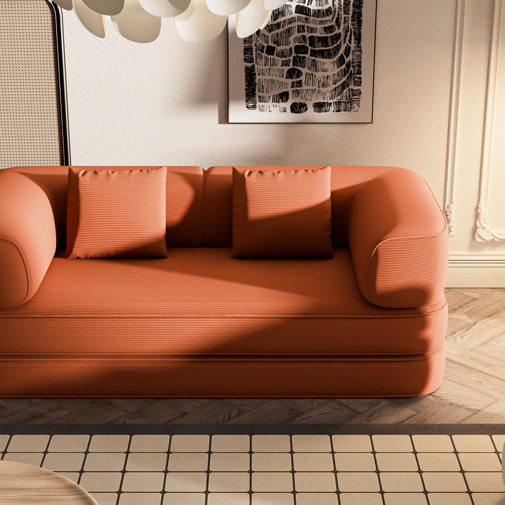 Compressed Sofa Bed Space-Saving Metal Frame Design Stylish